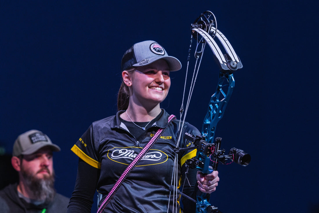 Chloe Nelsen, young compound archer